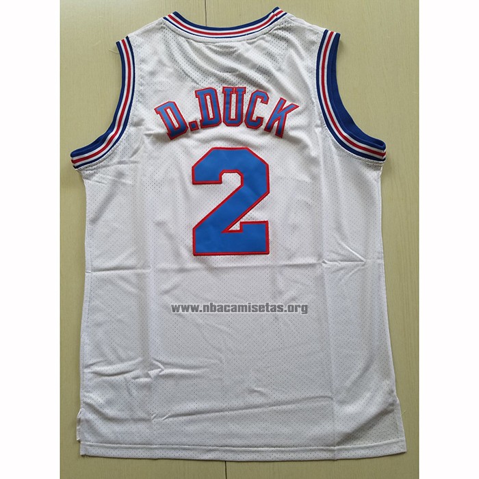 Camiseta Tune Squad Daffy D.Duck NO 2 Blanco